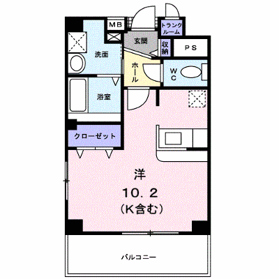 Ｋ・Ｏ　レーベン 102【管理NO：1-012095001-01020】 ★家具家電は申し込み後に搬入します★ ★2026年10月下旬入居可能★の外観画像