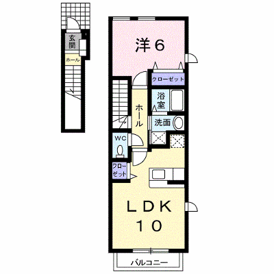 ヴィラ　ウィッシュ 201【管理NO：1-014824501-02010】 ★家具家電は申し込み後に搬入します★ ★2026年10月下旬入居可能★の外観画像