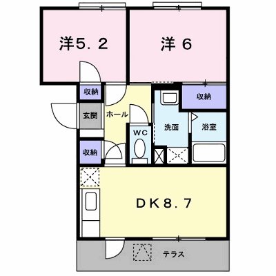 エントピアＩ 102【管理NO：1-004276801-01020】 ★家具家電は申し込み後に搬入します★ ★2026年11月中旬入居可能★の外観画像