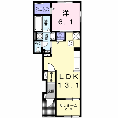 西八幡アパート 106【管理NO：1-027922301-01060】 ★家具家電は申し込み後に搬入します★ ★2027年02月上旬入居可能★の外観画像