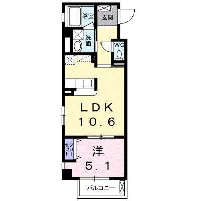 ＣＡＳＡ　Ｇ 104【管理NO：1-020088601-01040】 ★家具家電は申し込み後に搬入します★ ★2026年10月中旬入居可能★の外観画像