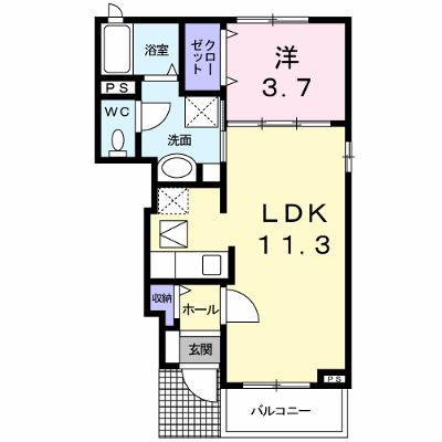 ラ・カーサ・コモダ 103【管理NO：1-017491201-01030】 ★家具家電は申し込み後に搬入します★ ★2026年11月中旬入居可能★の外観画像