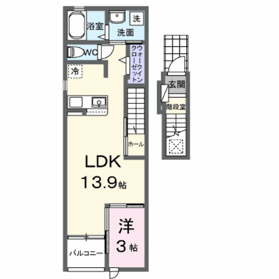 フォレストハイム 203【管理NO：1-028078101-02030】 ★家具家電は申し込み後に搬入します★ ★2026年10月中旬入居可能★の外観画像