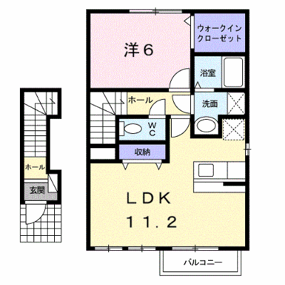 リバーサイドⅡ 204【管理NO：1-013817901-02040】 ★家具家電は申し込み後に搬入します★ ★2026年10月下旬入居可能★の外観画像