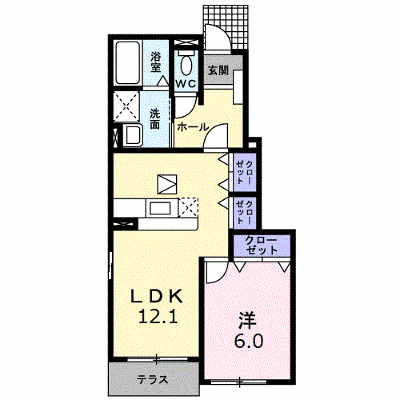 マ・メゾン 105【管理NO：1-013217201-01040】 ★家具家電は申し込み後に搬入します★ ★2026年11月上旬入居可能★の外観画像