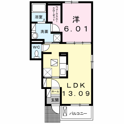 メゾン　カンパーニュ　Ⅱ 102【管理NO：1-021277201-01020】 ★家具家電は申し込み後に搬入します★ ★2026年10月下旬入居可能★の外観画像