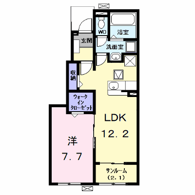 シャンヴェール 102【管理NO：1-028561401-01020】 ★家具家電は申し込み後に搬入します★ ★2026年12月下旬入居可能★の外観画像