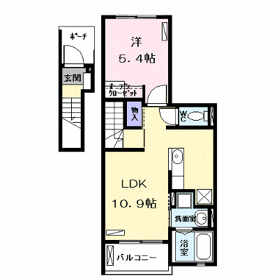 プレグサス小幡 202【管理NO：1-023215601-02020】 ★家具家電は申し込み後に搬入します★ ★2026年11月中旬入居可能★の外観画像