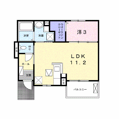 ロリエⅡ 102【管理NO：1-026489701-01020】 ★家具家電は申し込み後に搬入します★ ★2026年11月中旬入居可能★の外観画像