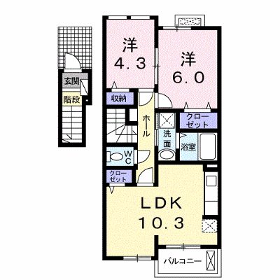 グレイス　ココ 202【管理NO：1-020886401-02020】 ★家具家電は申し込み後に搬入します★ ★2026年10月下旬入居可能★の外観画像