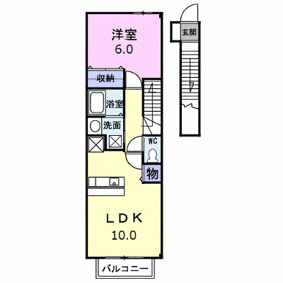 グラン・シャローⅡ 202【管理NO：1-013121101-02020】 ★家具家電は申し込み後に搬入します★ ★2026年11月上旬入居可能★の外観画像