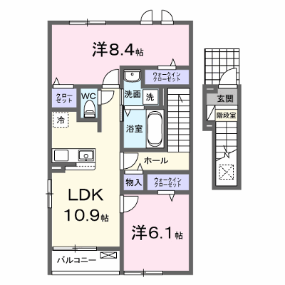 シティコート 202【管理NO：1-028797101-02020】 ★家具家電は申し込み後に搬入します★ ★2026年11月中旬入居可能★の外観画像