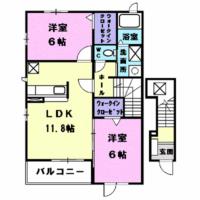 フィオーレ　Ⅰ 201【管理NO：1-015486201-02010】 ★家具家電は申し込み後に搬入します★ ★2026年11月中旬入居可能★の外観画像