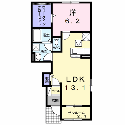 モデラート２３　Ａ 105【管理NO：1-026237901-01040】 ★家具家電は申し込み後に搬入します★ ★2026年11月中旬入居可能★の外観画像