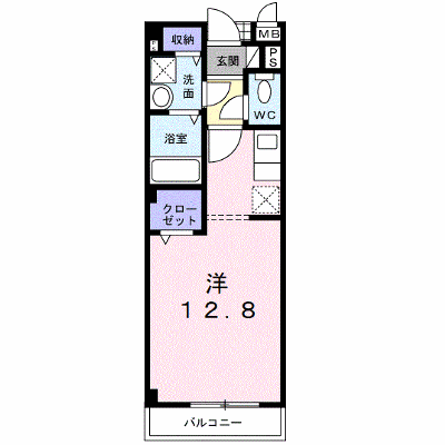 サンスピナ赤見Ⅱ 205【管理NO：1-018724401-02040】 ★家具家電は申し込み後に搬入します★ ★2026年11月中旬入居可能★の外観画像