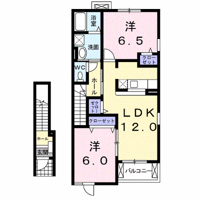 リバーサイド　リトルツリー 205【管理NO：1-014278501-02040】 ★家具家電は申し込み後に搬入します★ ★2026年11月下旬入居可能★の外観画像
