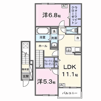 ミルキーウェイ 202【管理NO：1-028799101-02020】 ★家具家電は申し込み後に搬入します★ ★2026年11月下旬入居可能★の外観画像