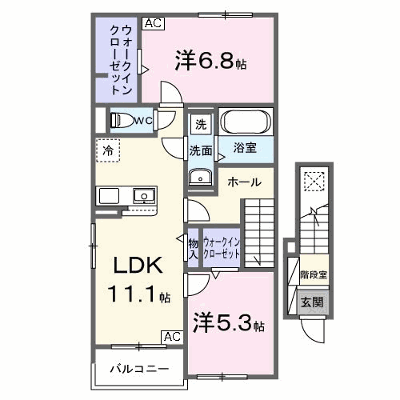 ミルキーウェイ 201【管理NO：1-028799101-02010】 ★家具家電は申し込み後に搬入します★ ★2026年11月下旬入居可能★の外観画像