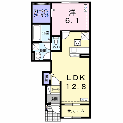 リュード・ルポｂ 102【管理NO：1-026395402-01020】 ★家具家電は申し込み後に搬入します★ ★2026年11月中旬入居可能★の外観画像