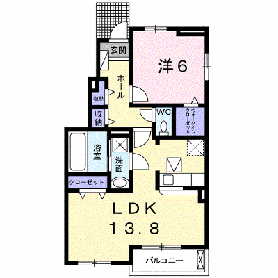 アルカディアＫ．Ｋ 101【管理NO：1-025955301-01010】 ★家具家電は申し込み後に搬入します★ ★2026年10月中旬入居可能★の外観画像