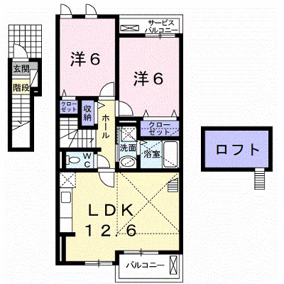 モン　ブラン 202【管理NO：1-017144801-02020】 ★家具家電は申し込み後に搬入します★ ★2026年11月下旬入居可能★の外観画像