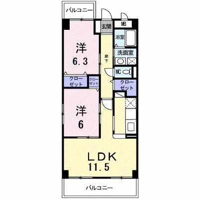 フィオーレ・Ｋ 203【管理NO：1-013555601-02030】 ★家具家電は申し込み後に搬入します★ ★2026年11月上旬入居可能★の外観画像