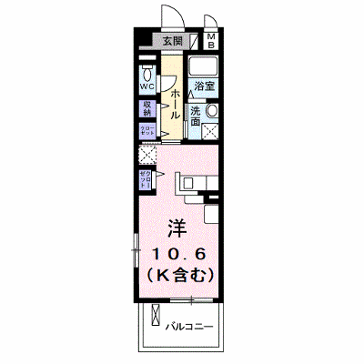 サンルミエール 306【管理NO：1-018559101-03050】 ★家具家電は申し込み後に搬入します★ ★2026年11月上旬入居可能★の外観画像