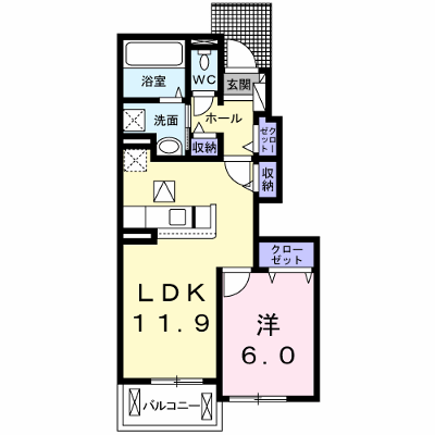 ラビットレジデンス八日市 106【管理NO：1-025840901-01060】 ★家具家電は申し込み後に搬入します★の外観画像