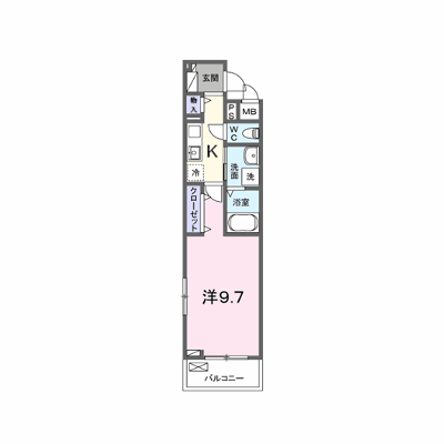 クレール・アイ 304【管理NO：1-028819901-03040】 ★家具家電は申し込み後に搬入します★ ★2027年04月上旬入居可能★の外観画像