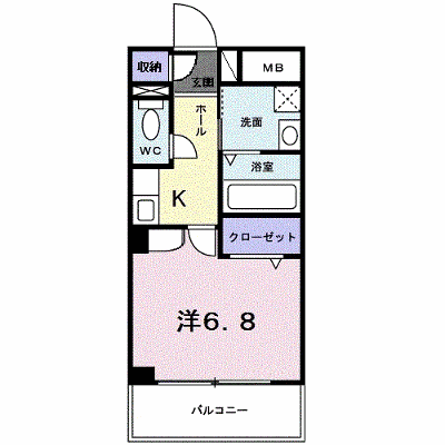 ヴィラ甲東園 205【管理NO：1-012095601-02040】 ★家具家電は申し込み後に搬入します★ ★2026年11月上旬入居可能★の外観画像