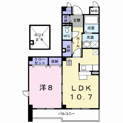 パークサイド　明神 205【管理NO：1-013781701-02050】 ★家具家電は申し込み後に搬入します★ ★2026年11月中旬入居可能★の外観画像