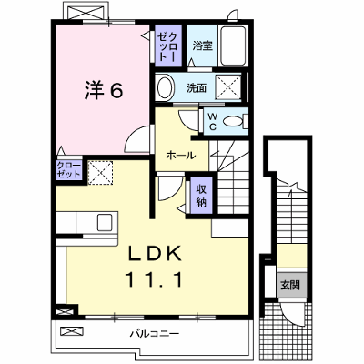 ドミールディオンⅡ 202【管理NO：1-016994801-02020】 ★家具家電は申し込み後に搬入します★ ★2026年11月上旬入居可能★の外観画像