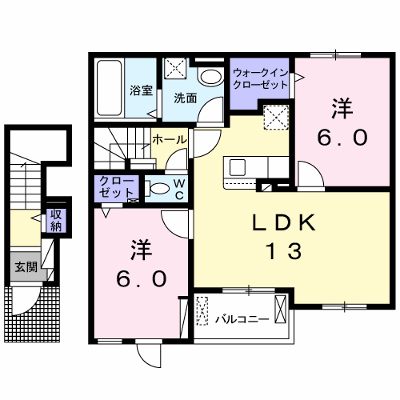 クレメント木津宮ノ内Ｂ 202【管理NO：1-025701202-02020】 ★家具家電は申し込み後に搬入します★ ★2026年10月中旬入居可能★の外観画像