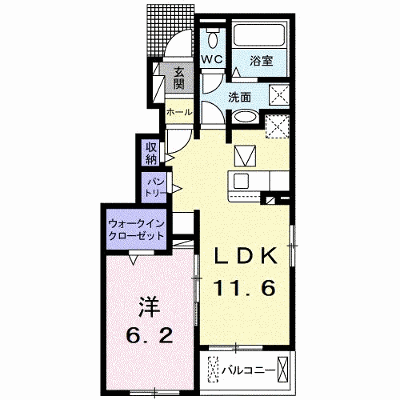 レジーナⅡ 101【管理NO：1-025226101-01010】 ★家具家電は申し込み後に搬入します★ ★2026年10月中旬入居可能★の外観画像
