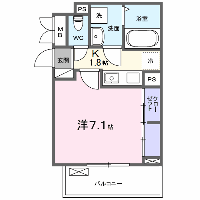ラフレシール　ウエスト 203【管理NO：1-028664901-02030】 ★家具家電は申し込み後に搬入します★の外観画像