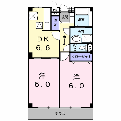 パストラルコート　ａ 103【管理NO：1-013955301-01030】 ★家具家電は申し込み後に搬入します★ ★2026年11月中旬入居可能★の外観画像
