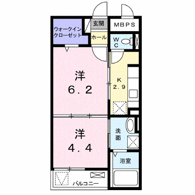 ライル　Ⅱ 101【管理NO：1-020002601-01010】 ★家具家電は申し込み後に搬入します★ ★2026年10月中旬入居可能★の外観画像