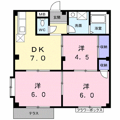 サンクレール・ヒラタＡ 103【管理NO：1-001740601-01030】 ★家具家電は申し込み後に搬入します★ ★2026年10月中旬入居可能★の外観画像