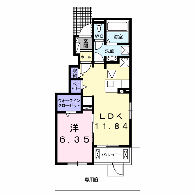 ペトカ 101【管理NO：1-025095301-01010】 ★家具家電は申し込み後に搬入します★ ★2026年11月中旬入居可能★の外観画像
