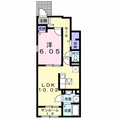 メゾン甲安Ⅱ 102【管理NO：1-025440301-01020】 ★家具家電は申し込み後に搬入します★ ★2026年12月下旬入居可能★の外観画像