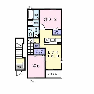 メゾン　ド　ソレイユ　Ａ 204【管理NO：1-014841301-02040】 ★家具家電は申し込み後に搬入します★ ★2026年11月中旬入居可能★の外観画像