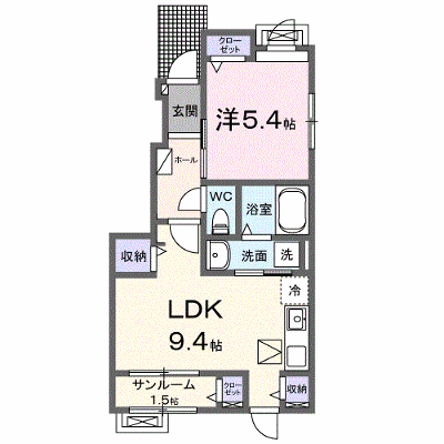 的場３丁目アパート 101【管理NO：1-028675601-01010】 ★家具家電は申し込み後に搬入します★ ★2027年02月下旬入居可能★の外観画像