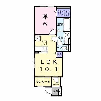 ラ・ヴィータ　カーサ 101【管理NO：1-028896301-01010】 ★家具家電は申し込み後に搬入します★ ★2027年03月下旬入居可能★の外観画像