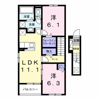 ペール 203【管理NO：1-028838401-02030】 ★家具家電は申し込み後に搬入します★ ★2027年01月下旬入居可能★の外観画像