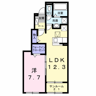 ペール 102【管理NO：1-028838401-01020】 ★家具家電は申し込み後に搬入します★ ★2027年01月下旬入居可能★の外観画像