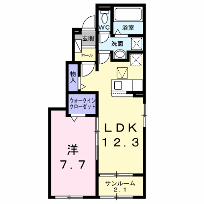 ペール 101【管理NO：1-028838401-01010】 ★家具家電は申し込み後に搬入します★ ★2027年01月下旬入居可能★の外観画像