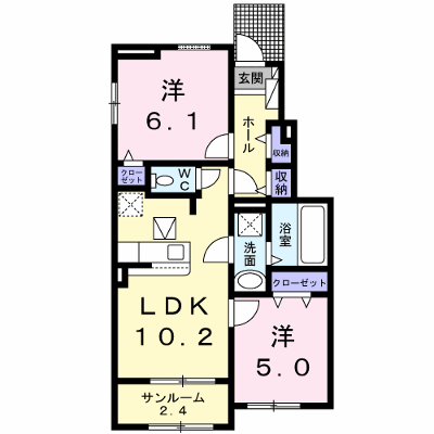 プチ　ヴィラージュ 103【管理NO：1-024764501-01030】 ★家具家電は申し込み後に搬入します★ ★2026年12月中旬入居可能★の外観画像