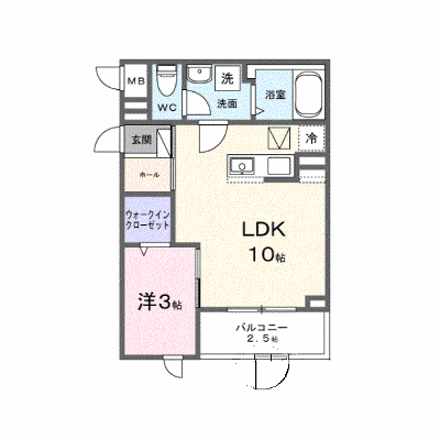 グランヒルズ富士見町 104【管理NO：1-028802901-01040】 ★家具家電は申し込み後に搬入します★ ★2027年02月下旬入居可能★の外観画像