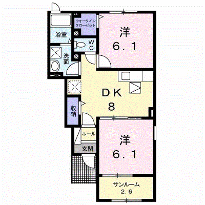 レジデンス・ドリームＡ２ 104【管理NO：1-023744202-01040】 ★家具家電は申し込み後に搬入します★ ★2026年11月下旬入居可能★の外観画像