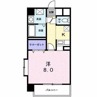 エルグレイス大手 412【管理NO：1-013621801-04120】 ★家具家電は申し込み後に搬入します★の外観画像